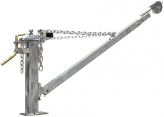 Løftebom med kapacitet på 200 kg, ideel til tunge løft i landbruget.