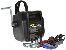 Bådspil med 12V, 350W, kapacitet 1587KG, inklusive fjernbetjening.