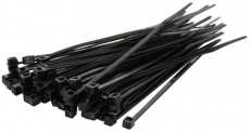 Kabelbindere 100 stk, perfekt til organisering og sikring af objekter.