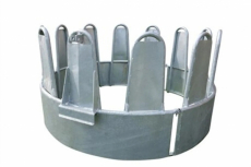 Galvaniseret foderhekk til hest