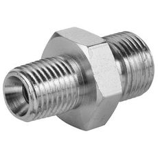 Adapter Lige BSP-NPT 1/2-1/2 til udvendig tilslutning.