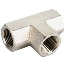 Fast T-Adapter Bsp 3/4 med indvendig gevind, ideel til traktor.