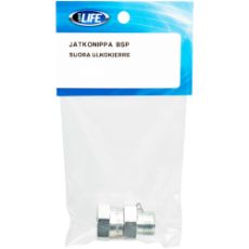 1/4-1/4 BSP samlekobling, lige til perfekte forbindelser.