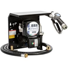 Brændstofpumpe Set 230V 60L/min Måler