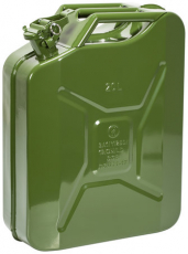 Jeepdunk på 20L i grøn farve, ideel til opbevaring og transport af brændstof.