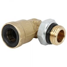 Bremseforbindelse 12mm M22x1.5 med 90-graders vinkel til tilpasset installation.