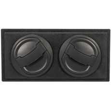 Frontpanel til kabineelement med luftdyse for effektiv ventilation og komfort.