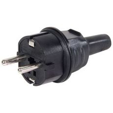 Standard jordet stikprop til sikker strømforsyning af elektriske enheder.