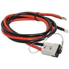 Kabel med stik, 2x16 mm2 og 1,5 meter, ideelt til elektriske installationer.