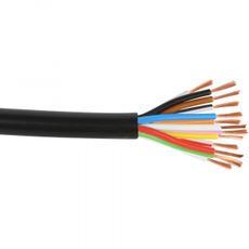 Kabel med 12 ledere, 0,75 mm² og en 1,50 mm², alsidig til forskellige anvendelser.