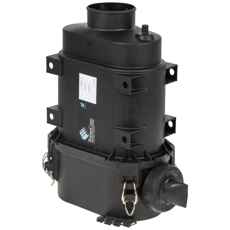 Powercore horisontal luftfilter, designet til effektiv filtrering.