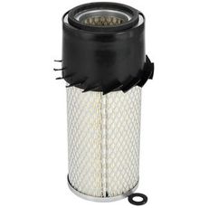 Udvendigt luftfilter til Yanmar, længde 254 mm og diameter 104 mm.