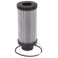 Kompakt hydraulikfilter med længde 123,8 mm, sikrer renlighed i hydrauliksystemet.