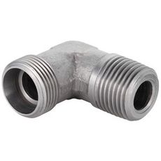 Vinkelforbindelse 8Mm-Mk10X1 Yd, perfekt til komplekse rørinstallationer.