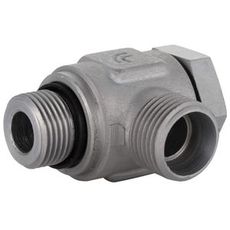 Banjo fitting 10mm-3/8 BSP, udvendig tætning, stærk og holdbar.