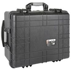 Stor værktøjskasse til foring, trækbar, mål 560x455x265mm.