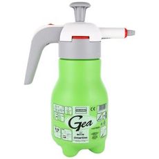 Kompakt trykluftsprøjte med 1,5L kapacitet, ideel til små opgaver.