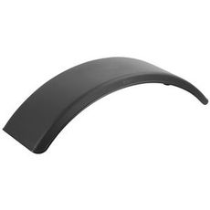 Sort stænkskærm 235x860 mm, perfekt til at beskytte mod snavs og affald.