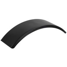 Sort stænkskærm 310x1070 mm, beskytter effektivt mod stænk under brug.