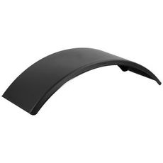 Sort stænkskærm 410x1250 mm, ideel til at holde snavs væk.