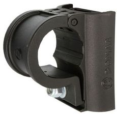 Stænkskærm beslag 42 mm i sort plast, holdbart og let at installere.