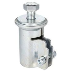 42mm galvaniseret stænkskærm Rør med beslag, ideel til montering.