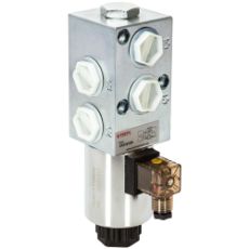 Retningsventil 6/2 3/4 12V 350Bar, perfekt til hydraulik-applikationer og effektiv drift.