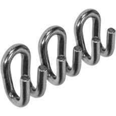 Koblingskrog 8mm til sideskæder, 3 stykker for høj kvalitet og styrke.