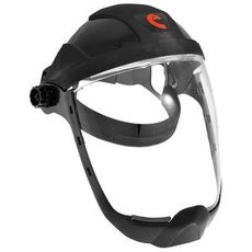 Beskyttende ansigtsskærm til øget sikkerhed og beskyttelse mod partikler.