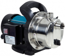 Rustfri vandingspumpe på 800W til effektiv vanding af haver og marker.