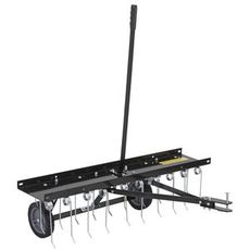 Mosrive til ATV, 1 meter bred til effektiv græsplæne og havepleje.