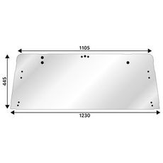 Højkvalitets bagrude øvre for Ford Mk2, sikrer fremragende udsyn og holdbarhed.