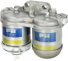 Komplet dobbelt brændstoffilter for højere effektivitet og rengøring.