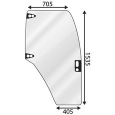 Høj dørrude til NH, designet til fremragende holdbarhed og pasform.