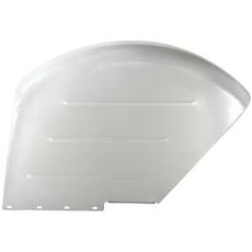 Stænkskærm Høj for Super Major, højre side, giver effektiv beskyttelse.