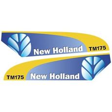 Dekalsæt til NH Tm175, perfekt til at gøre din traktor unik.