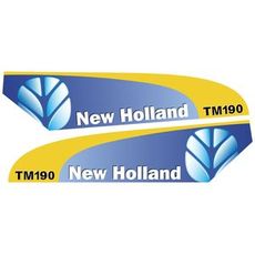 Dekalsæt til NH Tm190, for at give din traktor en frisk design.