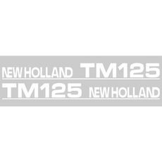 Dekalsæt til NH Tm125, ideel til at friske din traktor op.
