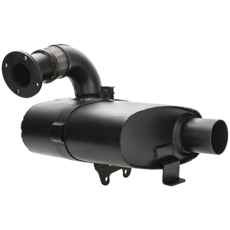 Kompatibel lyddæmper til NH traktorer, effektiv støjdæmpning.