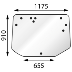 Bagrude til Fendt 512-724 Vario S4, høj kvalitet til langvarig brug.
