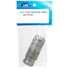 3/8" hun Flat-Face lynkobling for effektivitet i arbejdet.