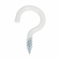 Loftkrog 30mm Hvid 100stk