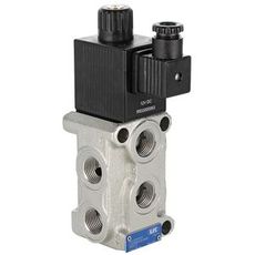 Effektiv vælgerventil 6/2, 1/2" 12V til præcisionskontrol i hydraulik.