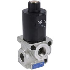 Vælgerventil 3/2, 3/4" 12V, ideel til store applikationer.