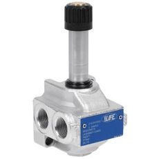 Retningsventil 4/2, 1/2" uden centrum, fremragende til hydraulikløsninger.