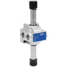 Retningsventil 4/3, 1/2" med centrum P-A-B-T, ideel til præcisionskontrol.