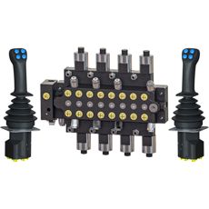 Læsseventilpakke 60L 8-Spole Elektrohydraulisk