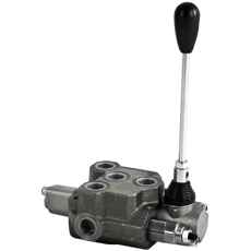 Dobbeltvirkende hydraulikventil 1/2", max 70 l/min til effektiv hydraulik.