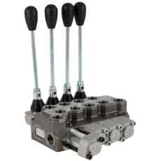 Type 4 sektioner hydraulikventil 1/2", max 70 l/min til avanceret hydraulikhåndtering.