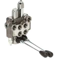 Hydraulikventil 1/2" til frontlæsser, max 70 l/min, optimeret til effektivitet.